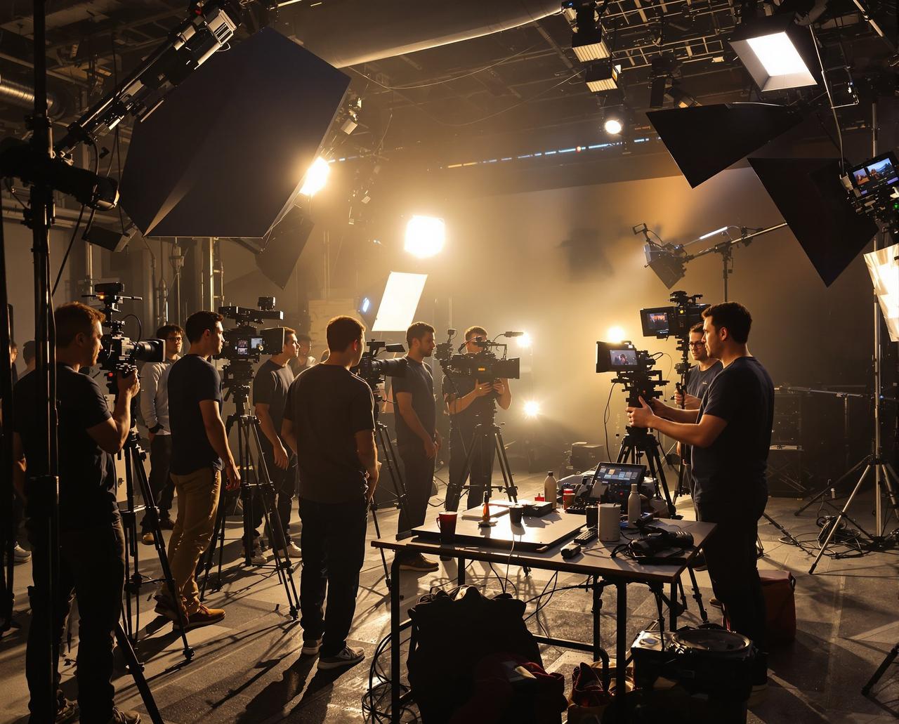 汤姆视频制作现场